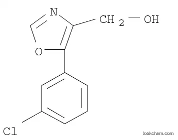 Molecular Structure of 1020252-88-3 (5-(3-Chlorophenyl)-4-hydroxymethyloxazole)